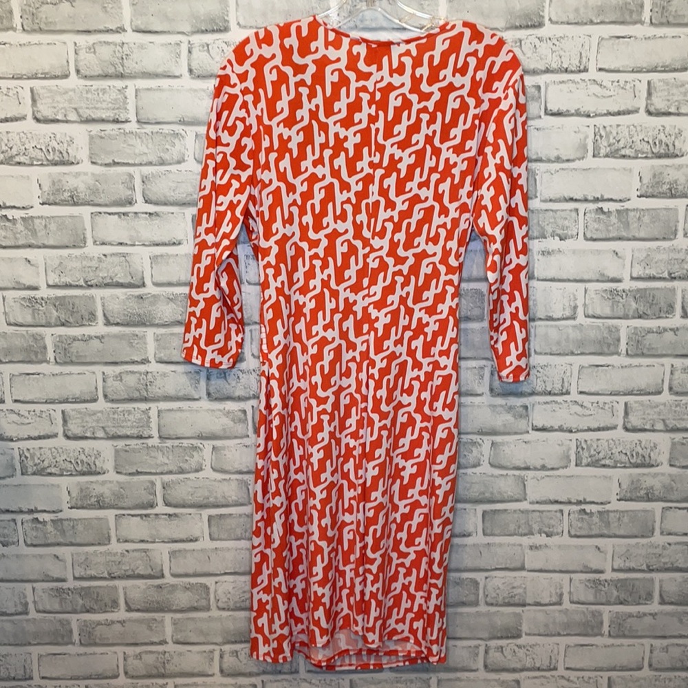 LAUNDRY By Design Faux Wrap Dress 12 - Picture 2 of 8